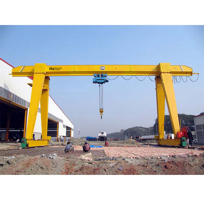 Span 35m 5ton 50ton BMH Single Girder Semi Gantry Crane