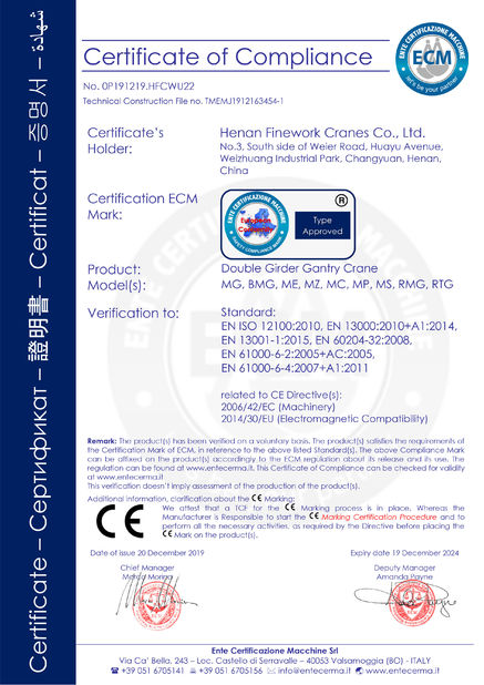Henan FineWork Cranes Co., Ltd.