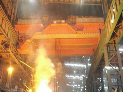 Acciaieria sopraelevata Crane For Steel Mill Workshop della doppia trave