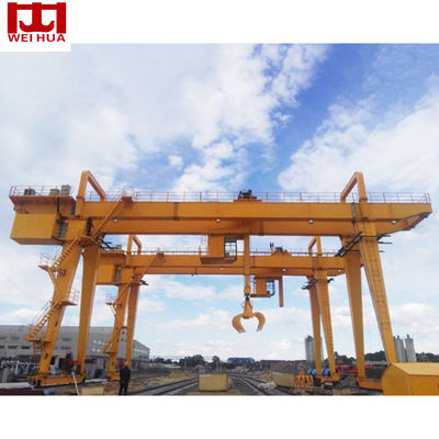 Tipo su misura trave Goliath Gantry Crane 20 Ton With Grab del MZ del doppio