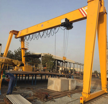 1 - 500 tonnellate FEM DIN BS Standard European Style Single Beam Gantry Crane