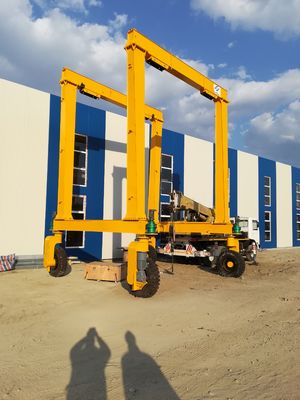 Cavalletto Crane Heavy Duty del contenitore del fascio del doppio di Q235B 60 tonnellate per porto