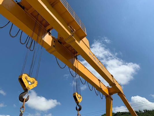 5 - 500 tonnellate Cranes RTG Cranes elettrici a doppia trave pneumatici di gomma