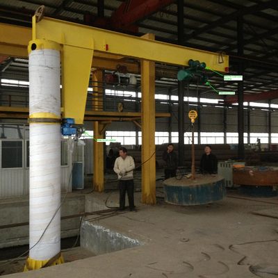 gru a braccio girevole montata base 3000kg per le ferrovie petrolchimiche dell'officina
