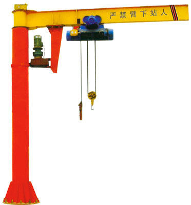 Il peso leggero di 2 Ton Electric Hoist Jib Crane per uso facile della stazione di lavoro salva il tempo
