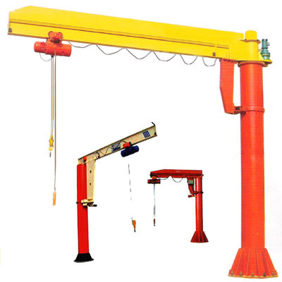 Il peso leggero di 2 Ton Electric Hoist Jib Crane per uso facile della stazione di lavoro salva il tempo