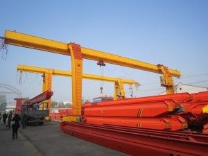 Gru a cavalletto resistente del fascio della gru a cavalletto del modello di WEIHUA 5~32Ton MH singola