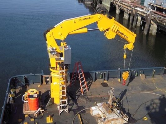 1 - gru elettrica della piattaforma dell'yacht di 30T Marine Knuckle Boom Crane Q235B