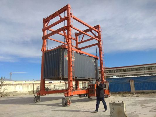 Gru a cavalletto mobile portatile del contenitore di RTG RMG 40T per i magazzini
