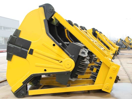 4 corda gialla Crane Grab Bucket un ³ da 0,75 m. tipo pesante della luce del ³ da 1 m.