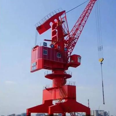 Tipo di collegamento quattro asta portale di Crane Portal Slewing Crane 25t 45m del porto mobile