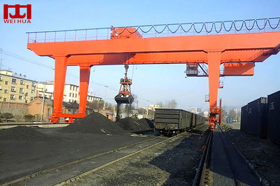 Tipo su misura trave Goliath Gantry Crane 20 Ton With Grab del MZ del doppio