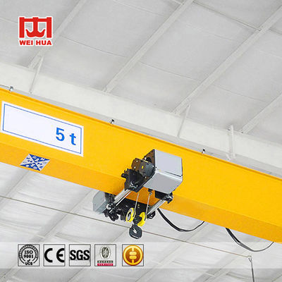 Euro stile 10 tonnellate - 20 Ton Single Girder Overhead Travelling Crane For Garage