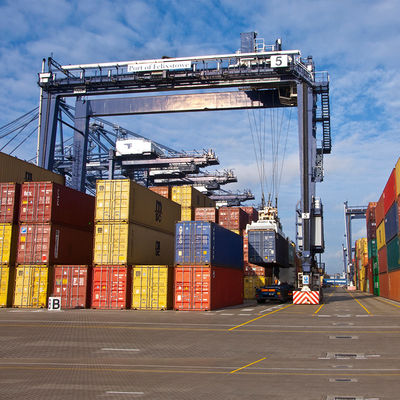20 cavalletto idraulico Crane Straddle Carrier 6 del contenitore di tonnellata RTG - sollevare 10m