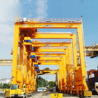 20 cavalletto idraulico Crane Straddle Carrier 6 del contenitore di tonnellata RTG - sollevare 10m