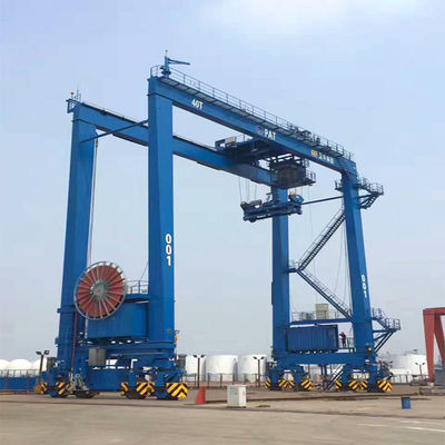 Cavalletto portale su misura Crane Rubber Tyre A8 30t di Rtg del contenitore