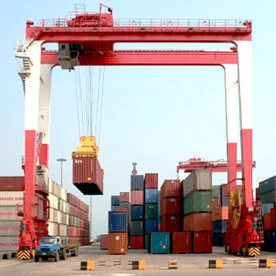 Cavalletto di sollevamento Crane Heavy Duty del pneumatico del contenitore 22m per 35t