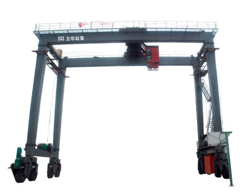 Porto di lancio Crane Port Use Mobile RTG del contenitore della banchina 50 tonnellate