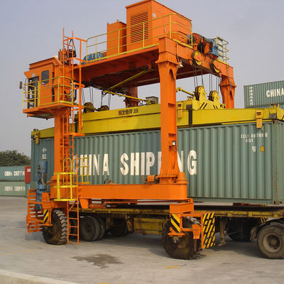 Fascio a ruote del doppio del modello 30ton della gru RTG del pneumatico del contenitore