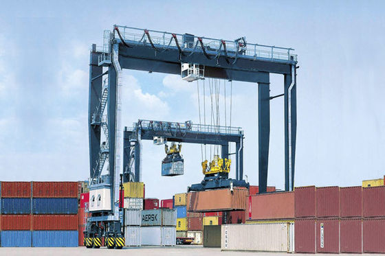 Fascio a ruote del doppio del modello 30ton della gru RTG del pneumatico del contenitore