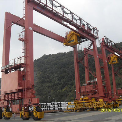 Gru a cavalletto di sollevamento del contenitore del pneumatico di RTG 22m 30m 35t