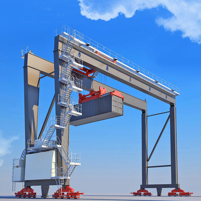 Gru a cavalletto di sollevamento del contenitore del pneumatico di RTG 22m 30m 35t